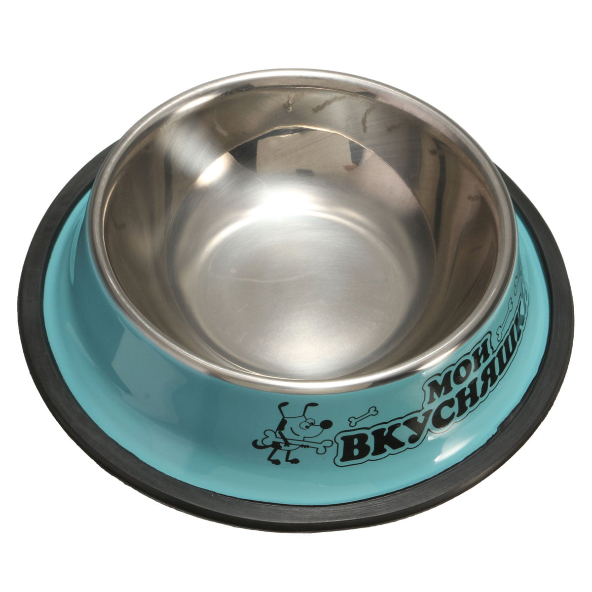 Anti Skid Stainless Steel Pet Dog Puppy Feeding Food Water