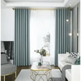 thumbnail image 1 of Thermal Insulation Blackout Curtains with Triple Weave Technology Perfect for Creating a Quiet Indoor Environment, 1 of 7