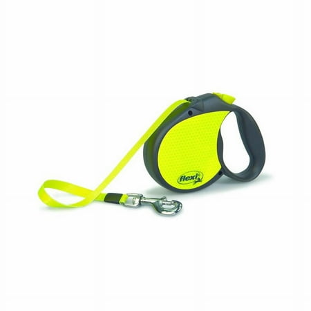 UPC: 0840317102635 | Flexi Neon Yellow Retractable Plastic Dog Leash Large