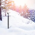 thumbnail image 4 of Aooww 36 inch Snow Gauge Outdoor Upgrade, Snowfall Measuring Gauge, Handmade Metal Ruler,Snow Depth Measure Rod for Yard, Lawn, Garden and Christmas Decoration Gift, C, 4 of 5
