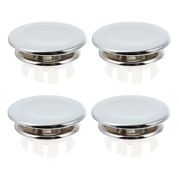 4 Pcs Sink Overflow Cover Rings Overflow Caps Wash Basin Overflow Hole Covers