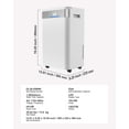 thumbnail image 3 of 52 Pint Dehumidifier - for Home, Basement, Room - Smart Humidity Control - Ultra Quiet, 3 of 11