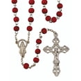 thumbnail image 2 of 7mm Rose Scented Wood Rosary, 2 of 4