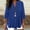 Blue, variant on Endives Womens Linen Shirts 3/4 Length Sleeve Womens Shirt Blouses Spring Tops 2026 Beach Vacation Summer Navy