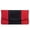 RED, variant on Synthetic Leather Color Block Fold Over Clutch