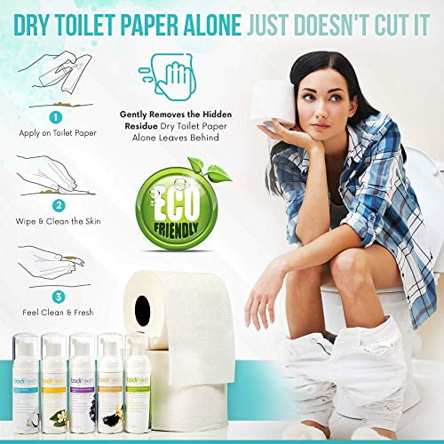 Bodifresh Toilet Paper Foam Gently Removes What Dry Toilet Paper Leaves Behind 