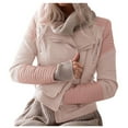 thumbnail image 2 of Veste Rétro pour Femmes en Cuir Vintage à Fermeture Éclair, Courte, Simple, Style Moto, Coupe Ajustée, 2 of 6