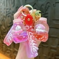 thumbnail image 4 of LLavero de Anime Kawaii Sanrio My Melody Kuromi Liquid Quicksand, bonito llavero de dibujos animados de Hello Kitty, accesorios de mochila, regalos, 4 of 5