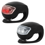 Gpoty 2pcs Silicone Bicycle Lights LED Bike Light Waterproof Bicycle Front Rear Light 3 Switching Modes Bicycle Lights Frog LED Bike Headlight Bike Taillight Safety LED Bike Lamps for Road Bike MTB