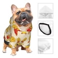 thumbnail image 3 of Balery Cute Chicken Sudadera con Capucha para Perros Pequeños – Ropa para Mascotas, Disfraz para Perros y Gatos, Ideal para Fiestas y Cosplay-X-Small, 3 of 7