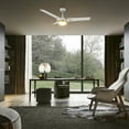 thumbnail image 2 of Smaair 52'' 3 Blades White Smart Wifi Modern LED Ceiling Fan with Remote, 2 of 7