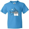 thumbnail image 3 of Inktastic Shark Dinner Youth T-Shirt, 3 of 5