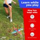 thumbnail image 4 of Juegos de lanzamiento de anillo compatibles con niños-Diversión de vacaciones en interiores o juego de patio al aire libre compatible con adultos y familia-Fácil de configurar W/ Compact Carry - Bac Afortunado Sencillez, 4 of 5