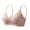 Pink, variant on Women's Bars Daily Solid Color Bra Adjustable Straps Breast Cup Underwear