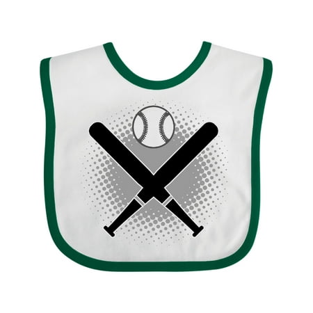 

Inktastic Baseball Player Sports Fan Gift Baby Boy or Baby Girl Bib