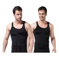 thumbnail image 2 of Camiseta Faja Playera Reductora Moldeadora Hombre 2 Piezas, 2 of 8