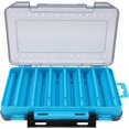 thumbnail image 1 of Fishing Accessories Storage Box with Adjustable Interior Compartments, Blue 19.8*13.5*3.6, 1 of 5