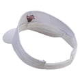 thumbnail image 2 of Wild Pirate Flag Embroidered Brushed Cotton Sun Visor - White OSFM, 2 of 5