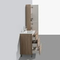 thumbnail image 5 of Eviva Joy 24" Maple Freestanding Bathroom Vanity w/ White Integrated Top, 5 of 5