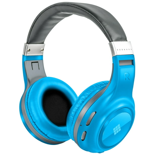 Polaroid Bluetooth Wireless Headphones Dynamic Stereo Headset With Microphone Blue Walmart Com Walmart Com