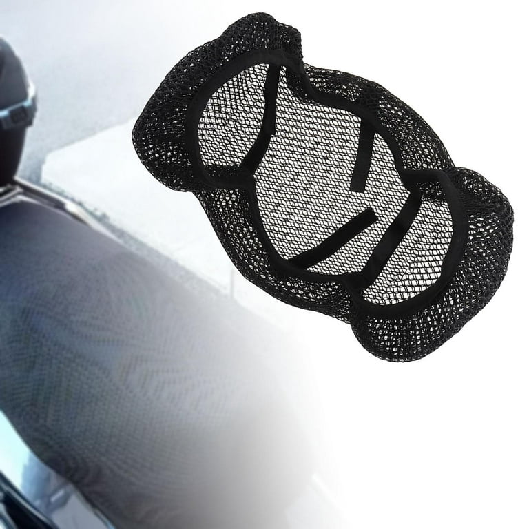 3D Mesh Seat Cover Anti-Slip Motorcycle Seat Cushion Fabric Waterproof  Breathable Motorcycle Net Cover Scooter Seat Cover Mesh, Insulation Chair