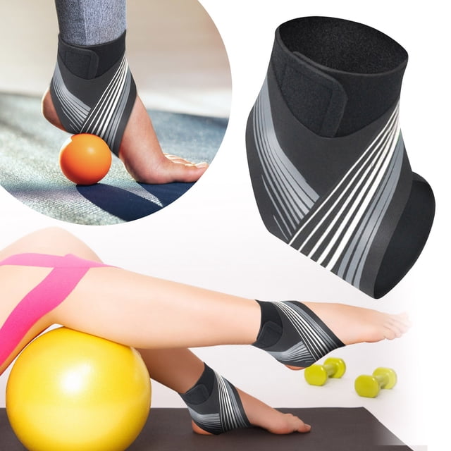Klon Ankle Support Gear Wrap Style Ankle Brace Support And Stabilization Device For Protective Gear Sports Basketball For Ankle Sprain Recovery