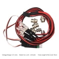 thumbnail image 3 of RC Car 6 Kit de luces LED 2 Blanco 2 Rojo 2 Azul Reemplazo para Axial SCX10 Traxxas TRX4 D90 Redcat Abanopi Luces de coche, 3 of 6