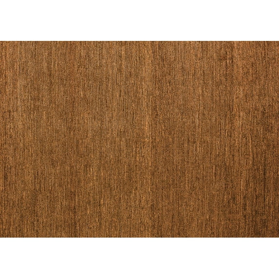 Ahgly Company Indoor Rectangle Abstract Orange Modern Area Rugs, 7' x 9'
