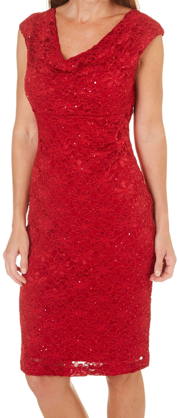 sequin sheath gown