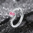 thumbnail image 2 of CILENON Chunky Rings Light Luxury Exquisite Love Ring Fashionable And Versatile Personality High End Opening Sweet And Cool Ring Wedding Rings Womens Jewelry Womens Wedding Bands(F,One Size), 2 of 5