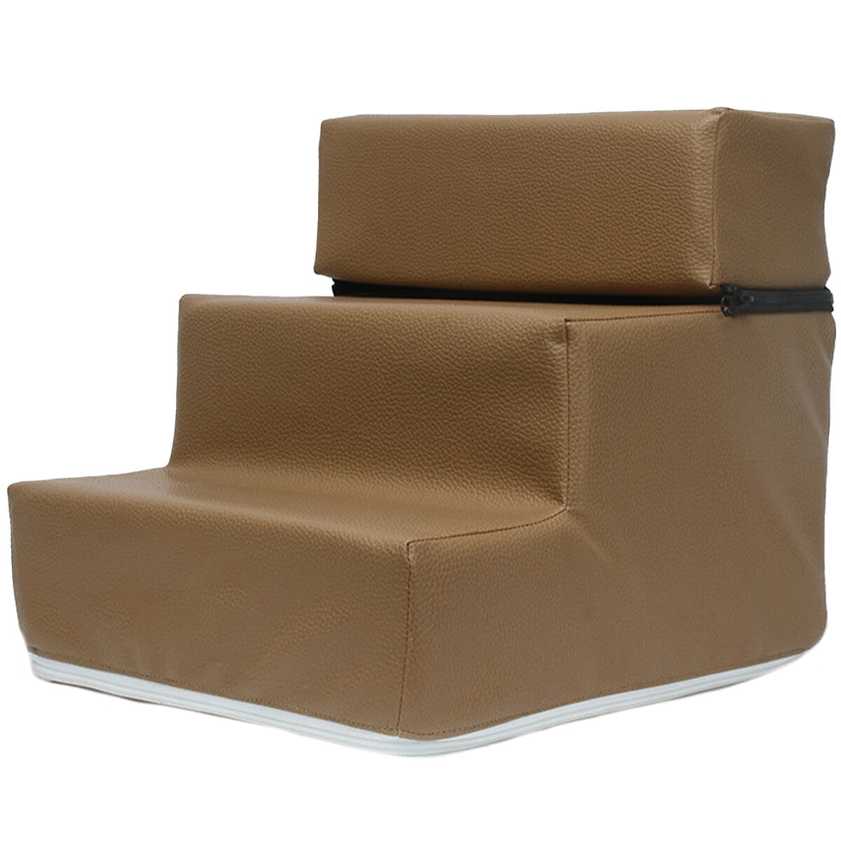 SESAVER Dog Ramp Stair Cover 3 Step Leather Pet Stair Cover Removable