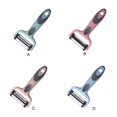 thumbnail image 4 of Kearding Peladores de verduras 3 en 1, herramienta de pelado Zester giratorio de 360 ​​grados, rallador de frutas para zanahoria, pepino, Cocina y Comedor Verde Kearding HA079747-01, 4 of 6