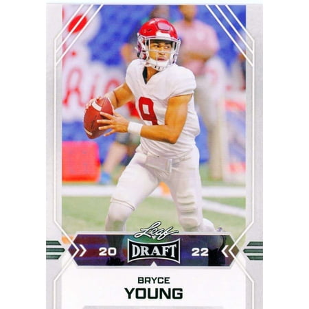 NFL 2022 Leaf Draft Football Bryce Young Silver Trading Card #02