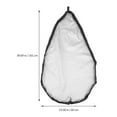 thumbnail image 2 of LOLIPPYY Silver Coated Polyester Kayak Cover Breathable Uv Blocking Seat Protection For Outdoor Storage Black, 2 of 7