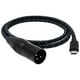 thumbnail image 3 of Cable de audio tipo C a XLR Cable de audio Cable de conexión de teléfono Dispositivo de conexión de sonido de alta resistencia Núcleo de alambre de 150 centímetros, 3 of 8