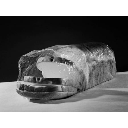 Bread Wrapped in Cellophane Print Wall Art By Philip (Best Hair Cellophane Brand)