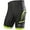 03 Green, variant on Hiauspor Men's Padded Bike Shorts Quick Dry Cycling Bicycle Shorts (Grey, M)