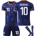 thumbnail image 1 of EM2024Nederländernafotbollströjanr4VanDijk10Depay11Robben21DeJongtröjasetSize10withsocksSize10withsocks, 1 of 5
