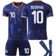 thumbnail image 1 of EM2024Nederländernafotbollströjanr4VanDijk10Depay11Robben21DeJongtröjasetSize10withsocksSize10withsocks, 1 of 5