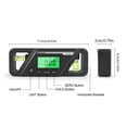 thumbnail image 4 of Portable Inclinometer Digital Protractor Angle Finder Level Inclinometer ,Water-Proof & Dust Resistant, 4 of 6