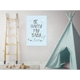thumbnail image 3 of Awkward Styles Unframed Poster for Home Cute Quotes Blue Unframed Poster for Kids Bedroom Decor Baby Girl Room Decor Baby Boy Room Quotes for Children Be Happy my Baby Poster Art Poster Artwork, 3 of 3
