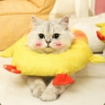 thumbnail image 2 of CSChome Collier de Récupération pour Animal de Compagnie Mignon en Forme de Canard Jaune Collier de Récupération pour Animal de Compagnie - Cordon de Serrage Ajustable, Imperméable, Empêche les Morsures Lèchent Guérison des Plaies, 2 of 7