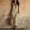 Khaki, variant on Wovilon Women's Cotton Linen Blend Spaghetti Strap Maxi Dress with Pockets, Sleeveless V-Neck Loose Fit Summer Dress, Casual Boho Beach Vacation Long Slip Dress