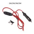 thumbnail image 2 of 3m Enchufe macho para encendedor de cigarrillos con cable de encendido/apagado de 2,5 mm, accesorio automotriz, 2 of 5