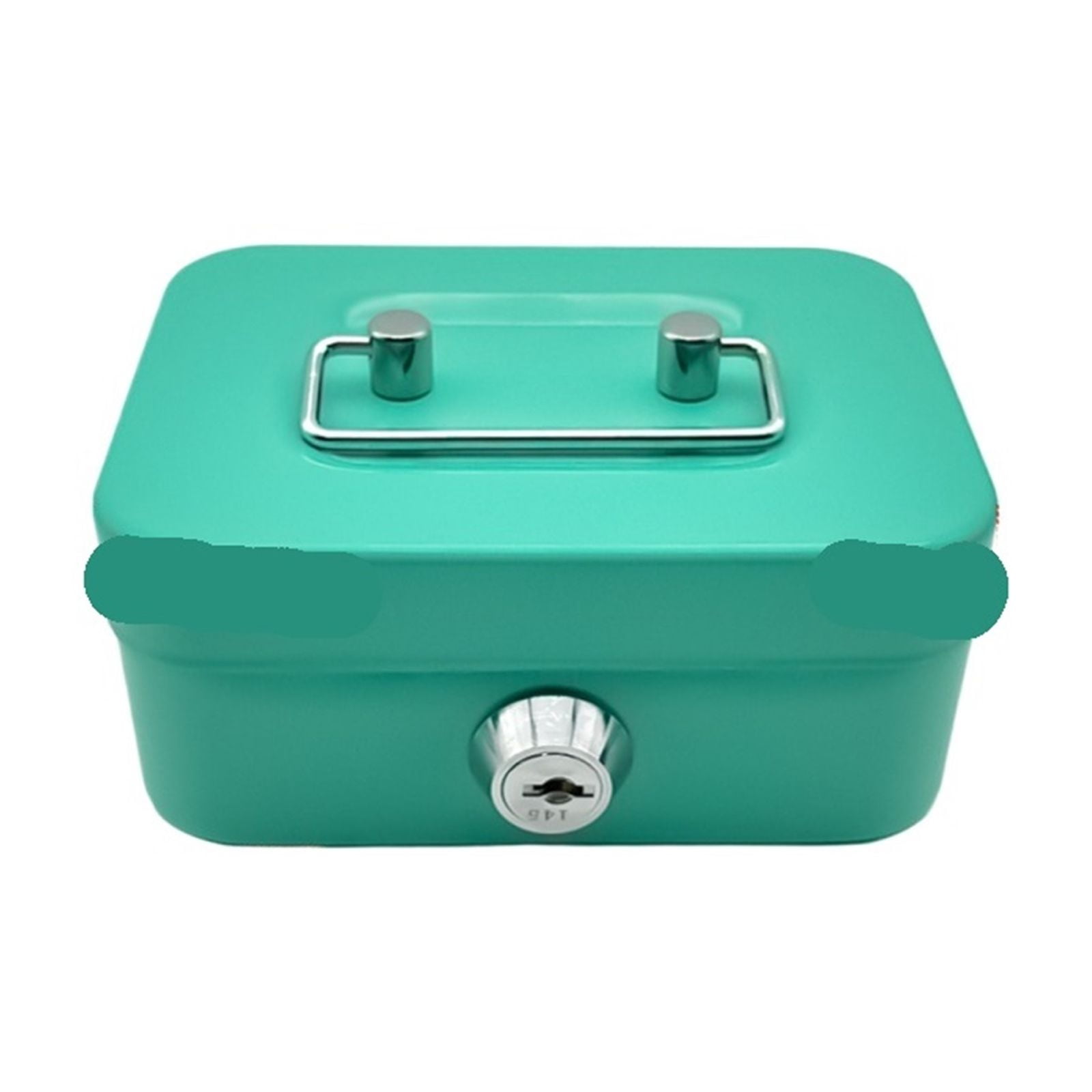 Money Safe Lockable Cash Box with Key,Portable Piggy Box Made of Metal ,House, Apartment, Office Key Storage
