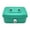 Green, variant on Money Safe Lockable Cash Box with Key,Portable Piggy Box Made of Metal ,House, Apartment, Office Key Storage