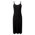 thumbnail image 5 of Womens Adjustable Spaghetti Strap Nightgown Round Neck Long Sleepshirt, 5 of 5