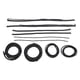 thumbnail image 2 of Kit de sellado de puerta de coche, tira de sellado de Pilar AB Flexible con reducción de ruido del viento, repuesto para Telsa modelo 3 Y, juego de 8 piezas, 2 of 5