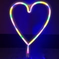 thumbnail image 5 of Hariumiu Decorative Neon Light Led Neon Light Love Heart Wall Art Decor Shape Usb/battery Operated Non-glaring Neon Sign Lamp for Party Supplies Led Night, 5 of 8
