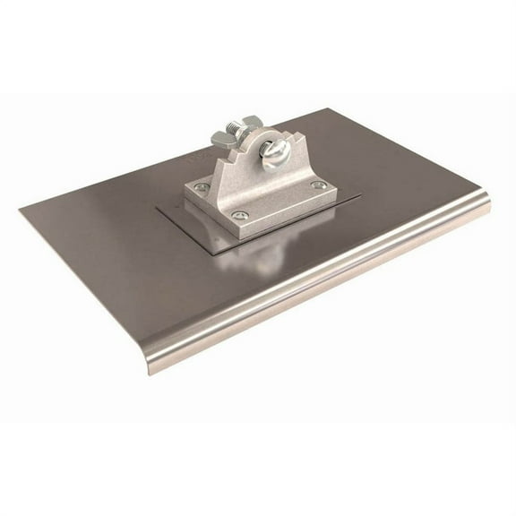 Bon 12-286 Walk Edger -Stainless Steel Flip Flop 10-inch X 6-inch - 3/8-inch Radius 1/2-inch Lip